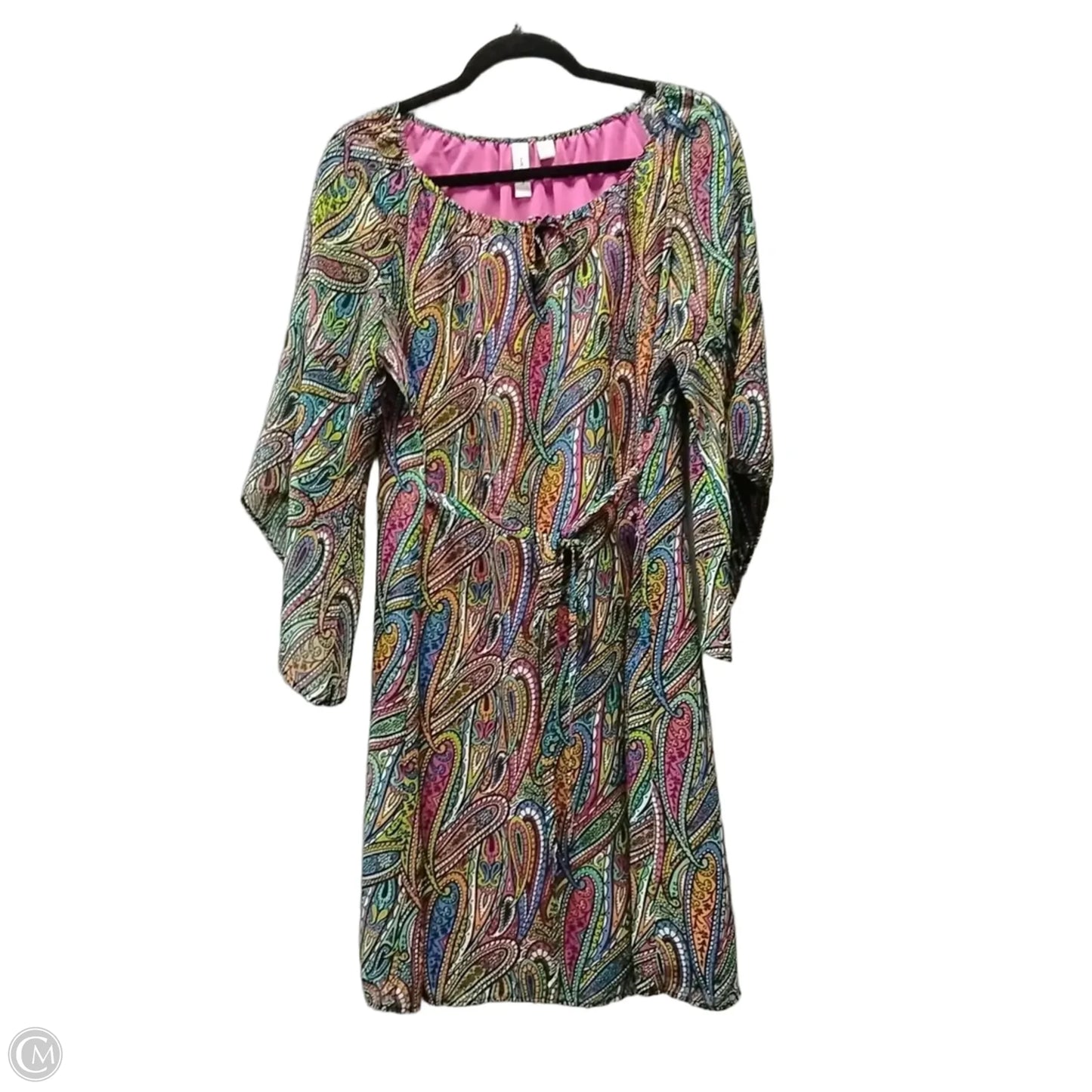 Dress Casual Midi By Tacera In Paisley Print, Size: M