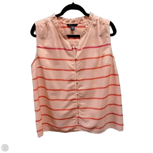 Blouse Sleeveless By Tommy Hilfiger In Pink, Size: L
