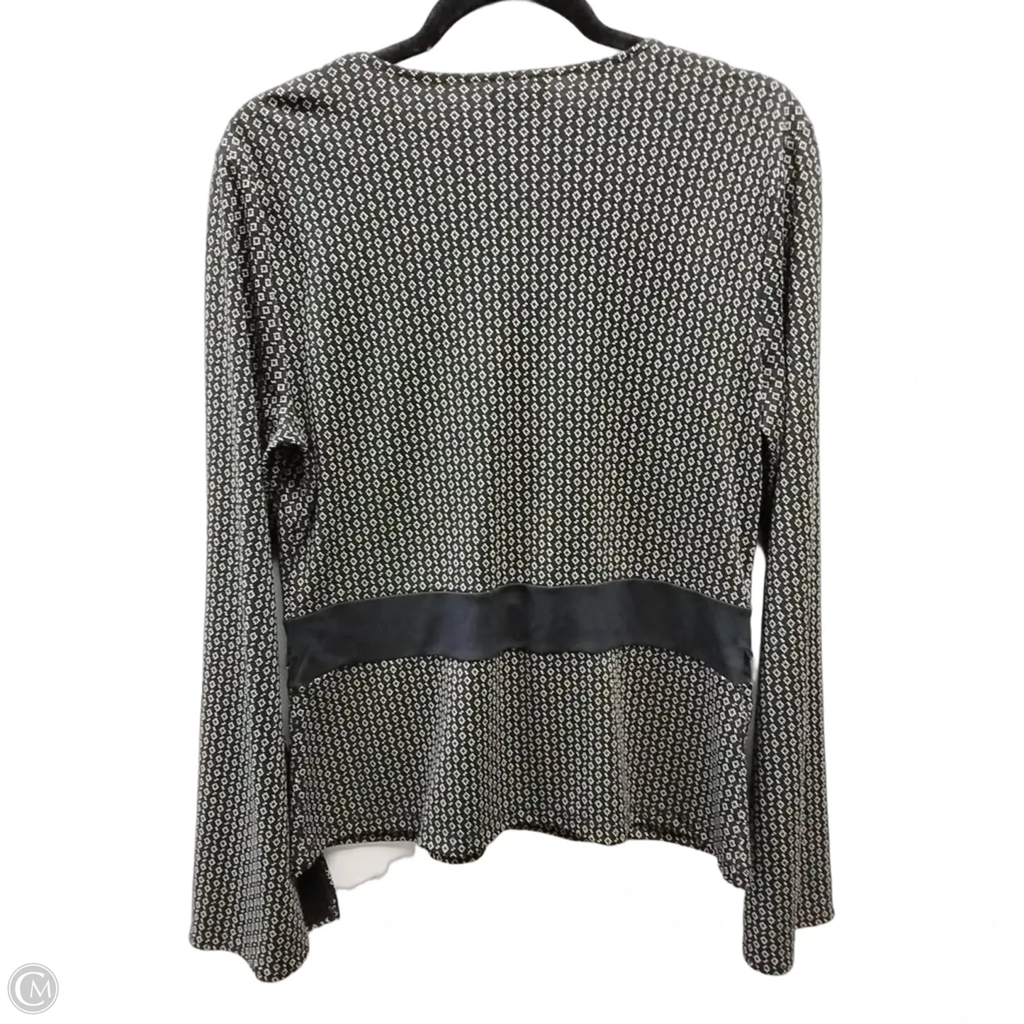 Top Long Sleeve By Loft In Black, Size: L