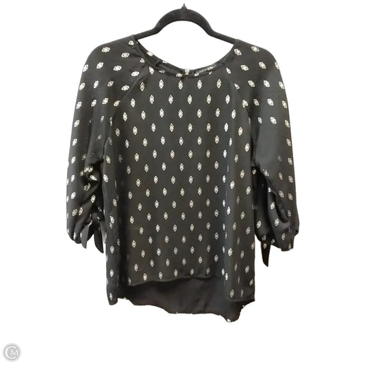 Blouse Long Sleeve By Papermoon In Black, Size: M