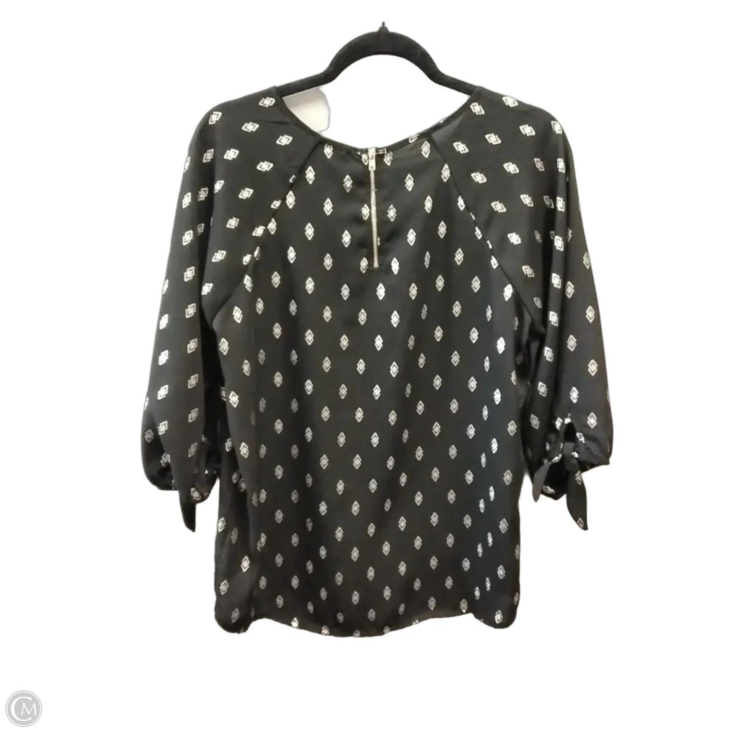 Blouse Long Sleeve By Papermoon In Black, Size: M