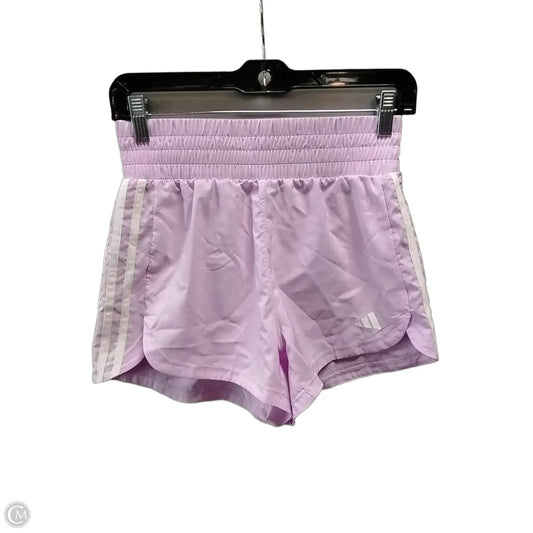 Athletic Shorts By Adidas In Purple, Size: L