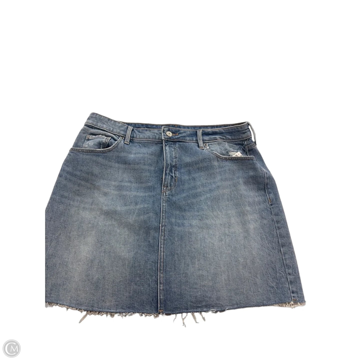 Skirt Mini & Short By Old Navy In Blue Denim, Size: 14
