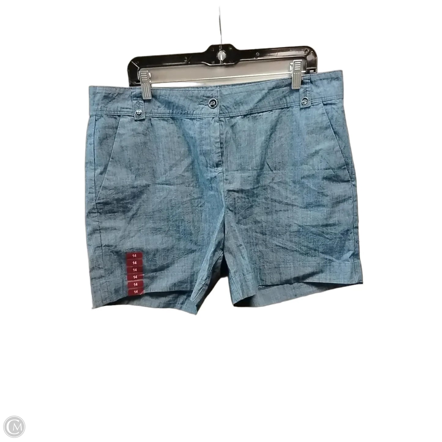 Shorts By Isaac Mizrahi In Blue, Size: 14