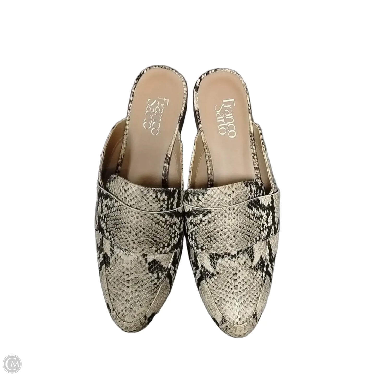 Shoes Flats By Franco Sarto In Snakeskin Print, Size: 9.5