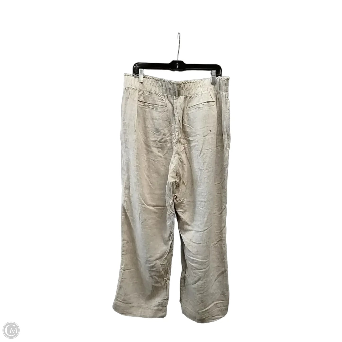 Pants Linen By Briggs In Tan, Size: Xl
