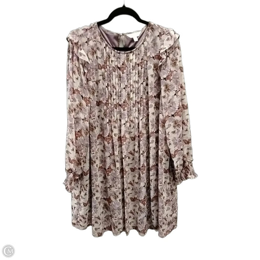 Dress Casual Midi By Lc Lauren Conrad In Floral Print, Size: 16