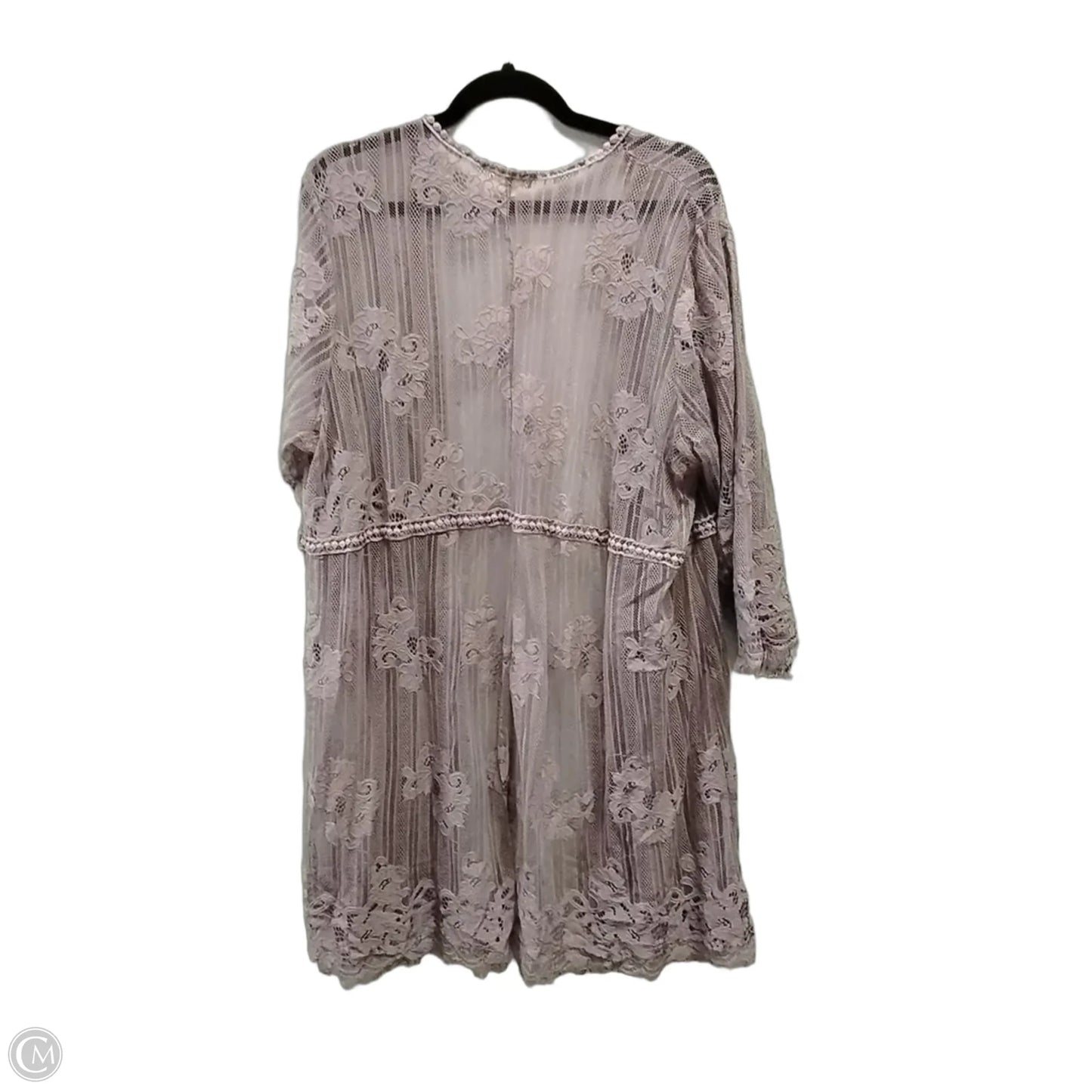 Shawl By Clothes Mentor In Purple, Size: 2x