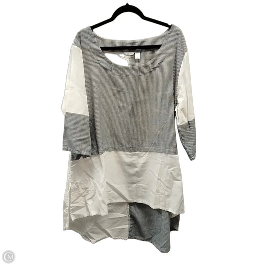 Dress Casual Midi By Kaktus In Striped Pattern, Size: 16