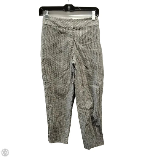 Pants Cropped By Loft In Grey, Size: 6p