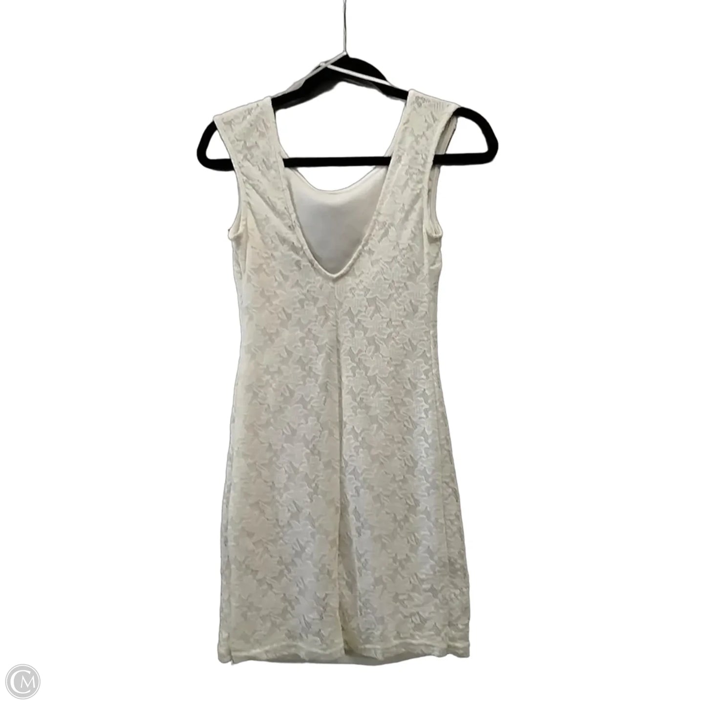 Dress Party Short By Zara In White, Size: 8