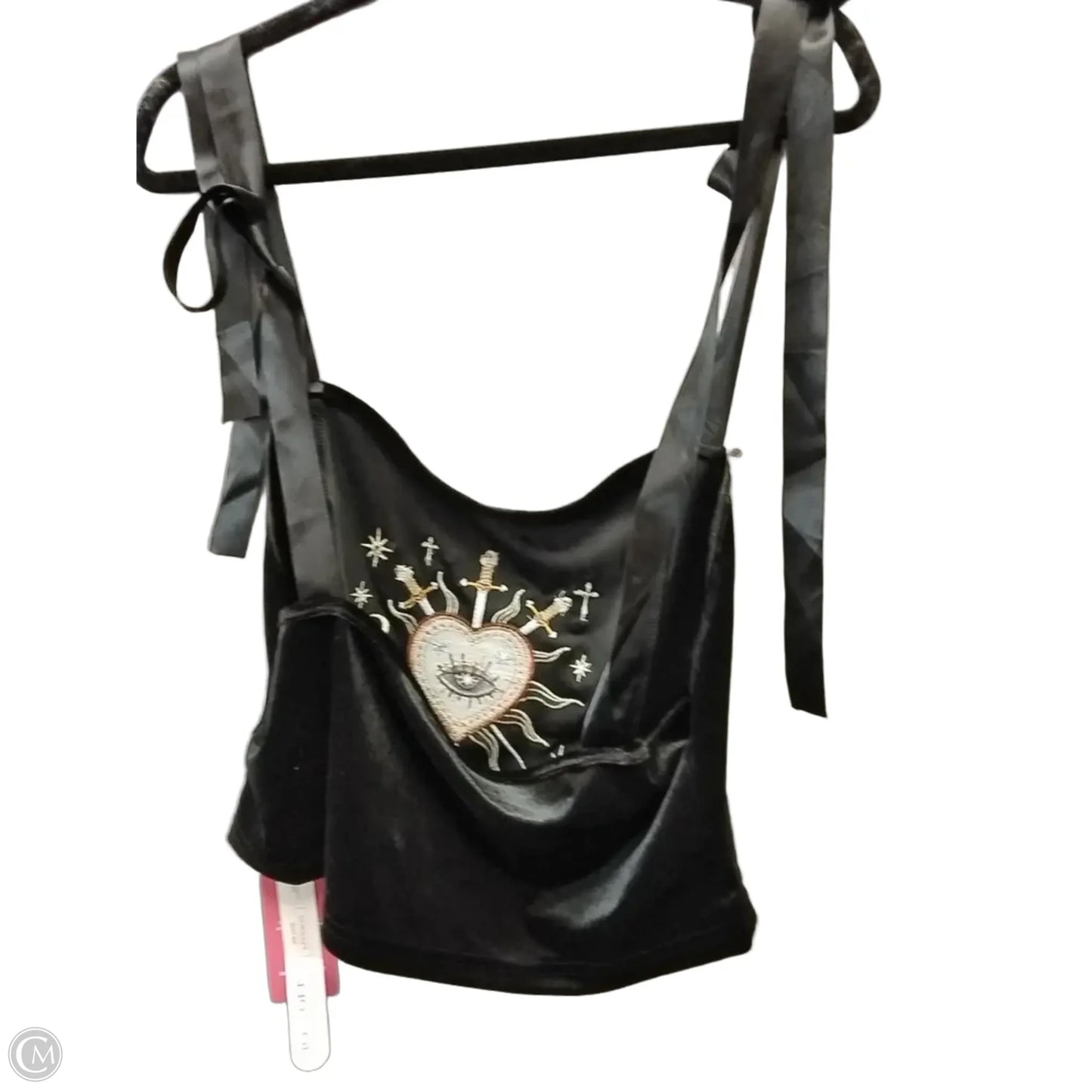 Top Sleeveless By Romwe In Black, Size: 2x