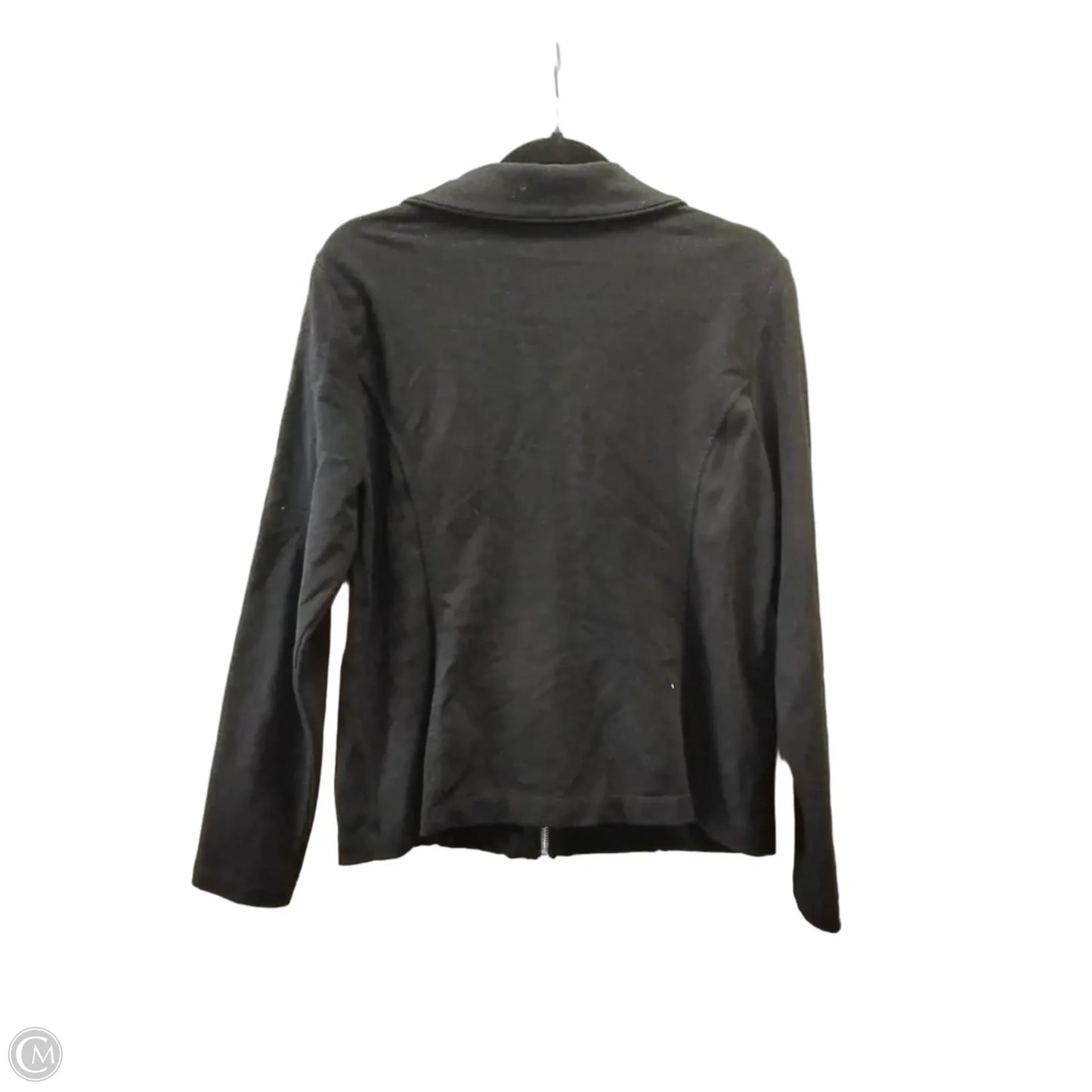 Jacket Shirt By Zenergy By Chicos In Black, Size: M