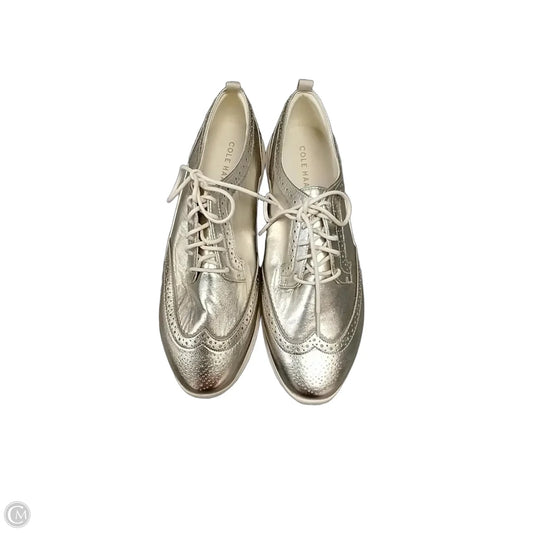 Shoes Sneakers By Cole-haan In Gold, Size: 9