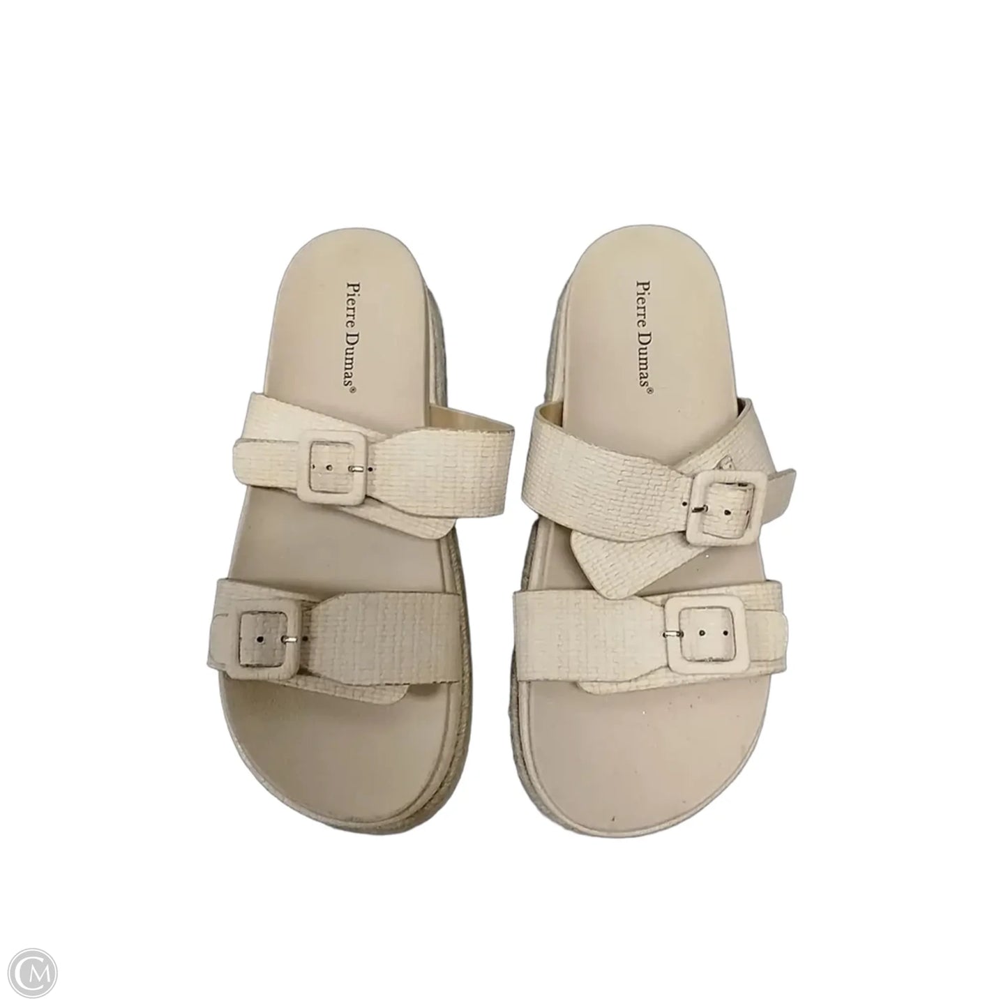 Sandals Flats By Pierre Dumas In Cream, Size: 9