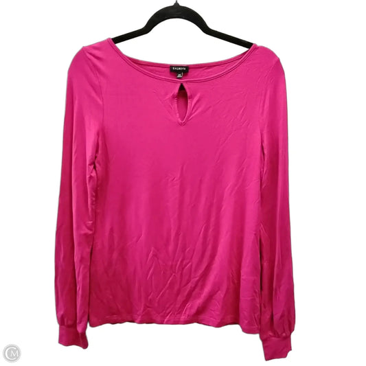 Top Long Sleeve By Talbots In Pink, Size: Xs