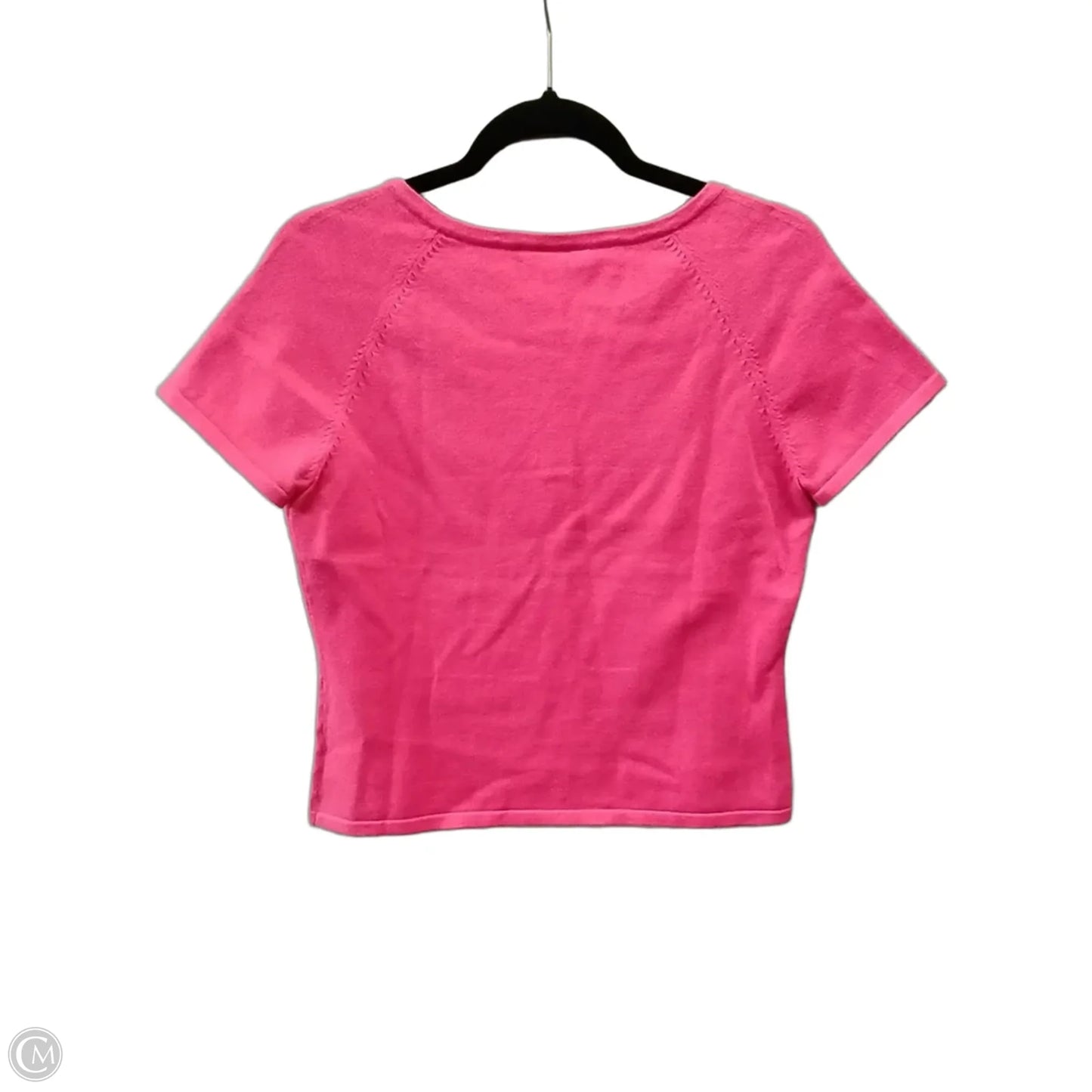 Top Short Sleeve By Talbots In Pink, Size: S