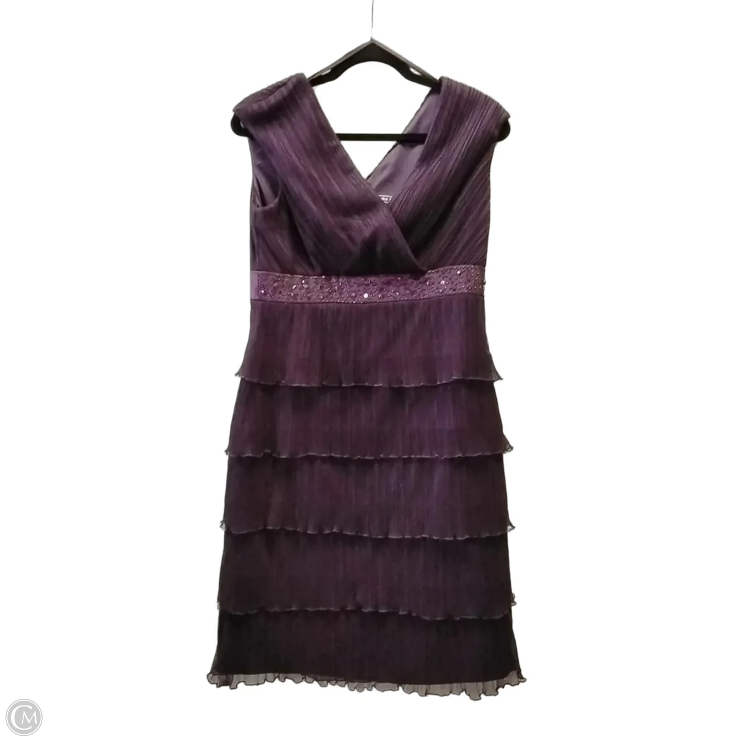 Dress Casual Midi By Jessica Howard In Purple, Size: 8p