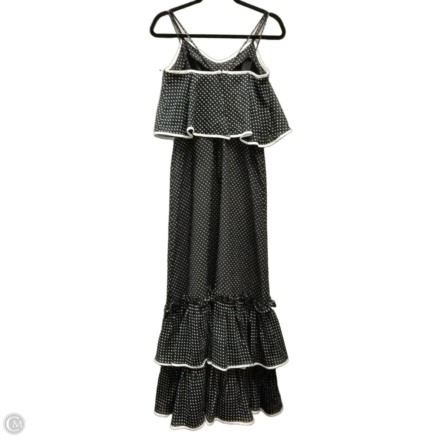 Dress Casual Maxi By Leslie Fay In Polkadot Pattern, Size: 10