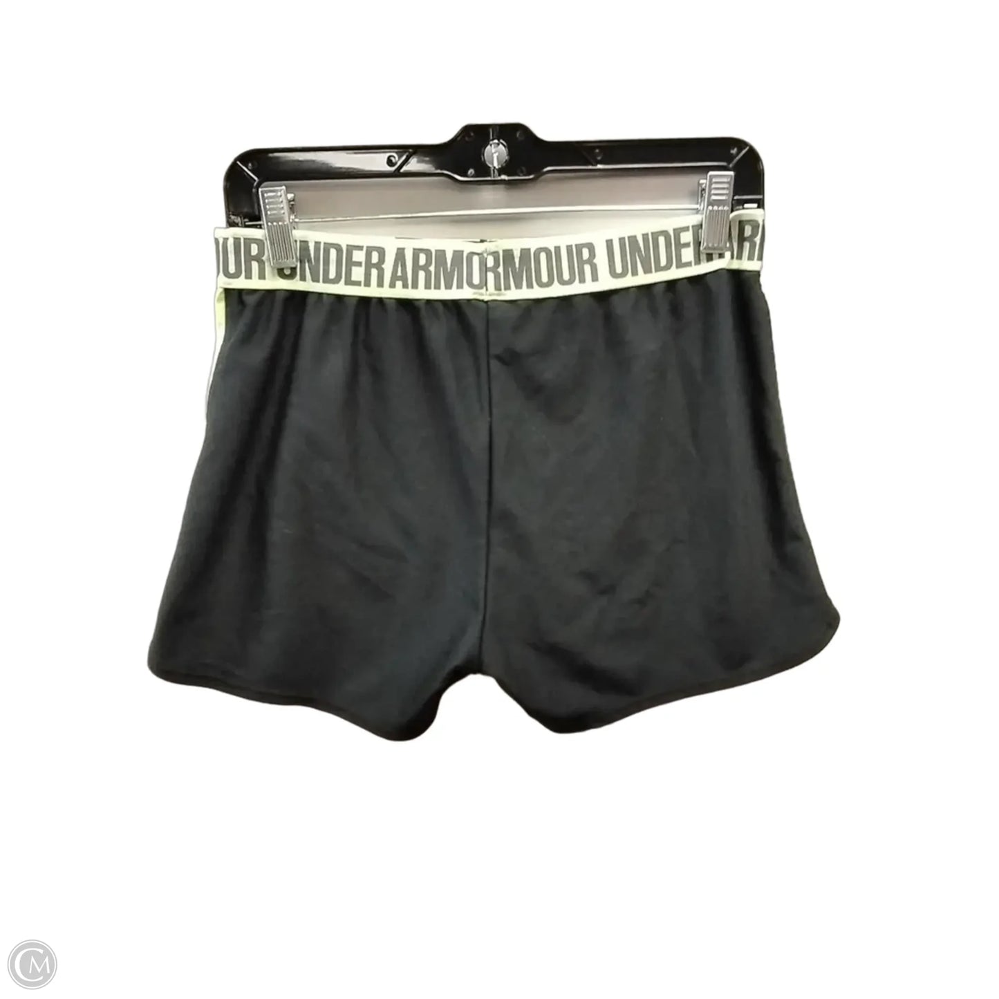 Athletic Shorts By Under Armour In Black & Green, Size: M
