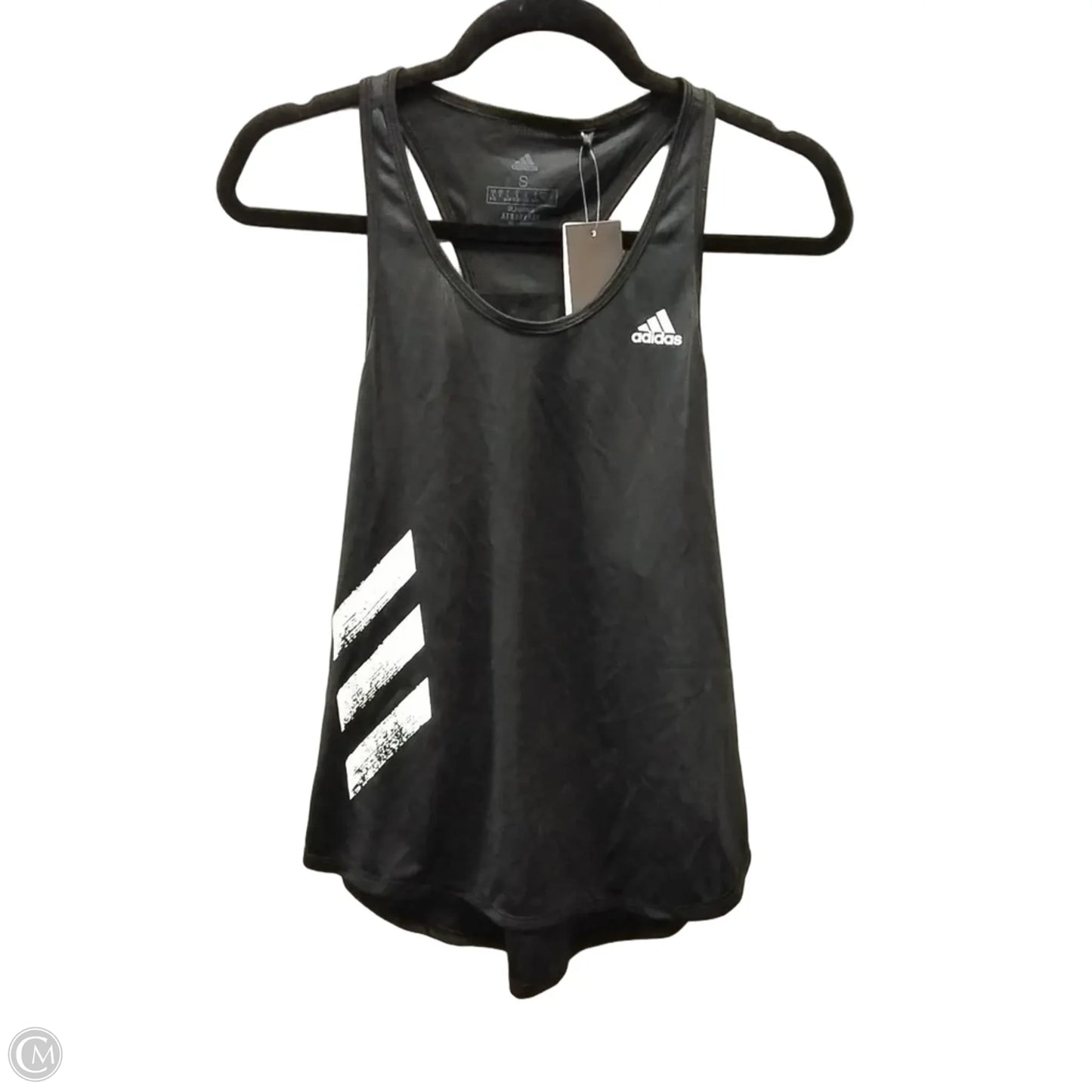 Athletic Tank Top By Adidas In Black, Size: S
