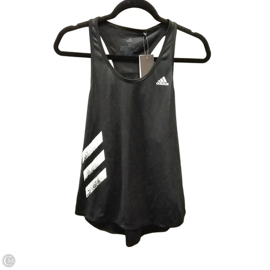 Athletic Tank Top By Adidas In Black, Size: S