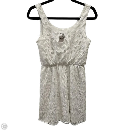 Dress Casual Short By Charlotte Russe In White, Size: 0