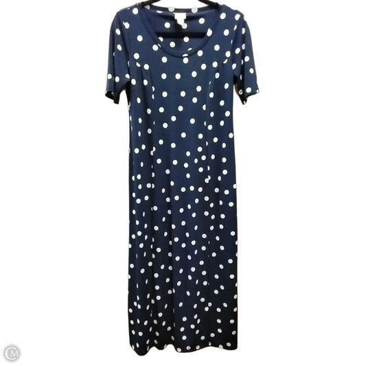 Dress Casual Maxi By Chicos In Polkadot Pattern, Size: 0p