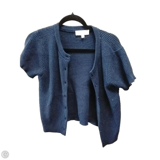 Sweater Short Sleeve By Olive And Oak In Blue, Size: M