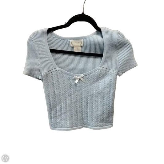 Top Short Sleeve By Clothes Mentor In Blue, Size: M