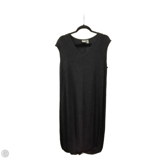 Dress Casual Maxi By Chicos In Black, Size: 12