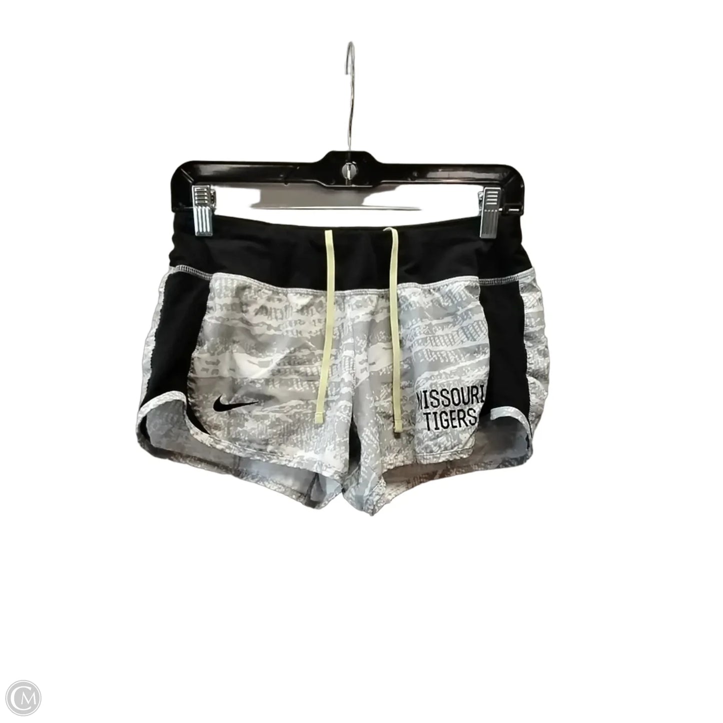 Athletic Shorts By Nike In Black & Grey, Size: S