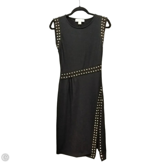 Dress Casual Midi By Michael By Michael Kors In Black, Size: 0