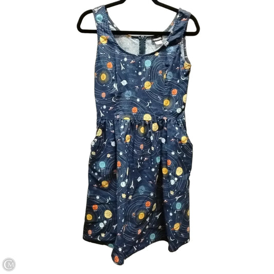 Dress Casual Midi By Clothes Mentor In Blue, Size: 12