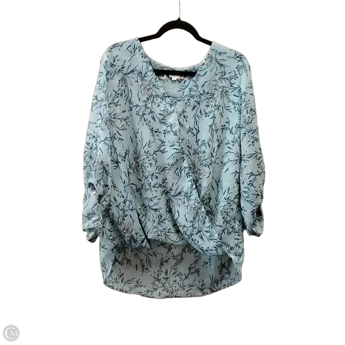 Blouse Long Sleeve By Kut In Red, Size: Xl