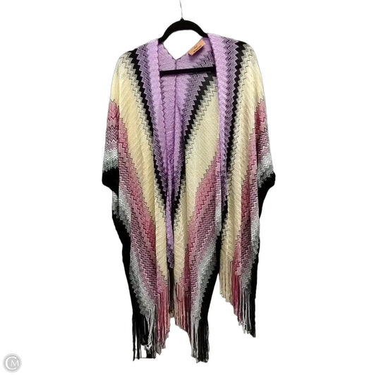 Shawl Luxury Designer By Missoni In Pink & Purple, Size: Onesize