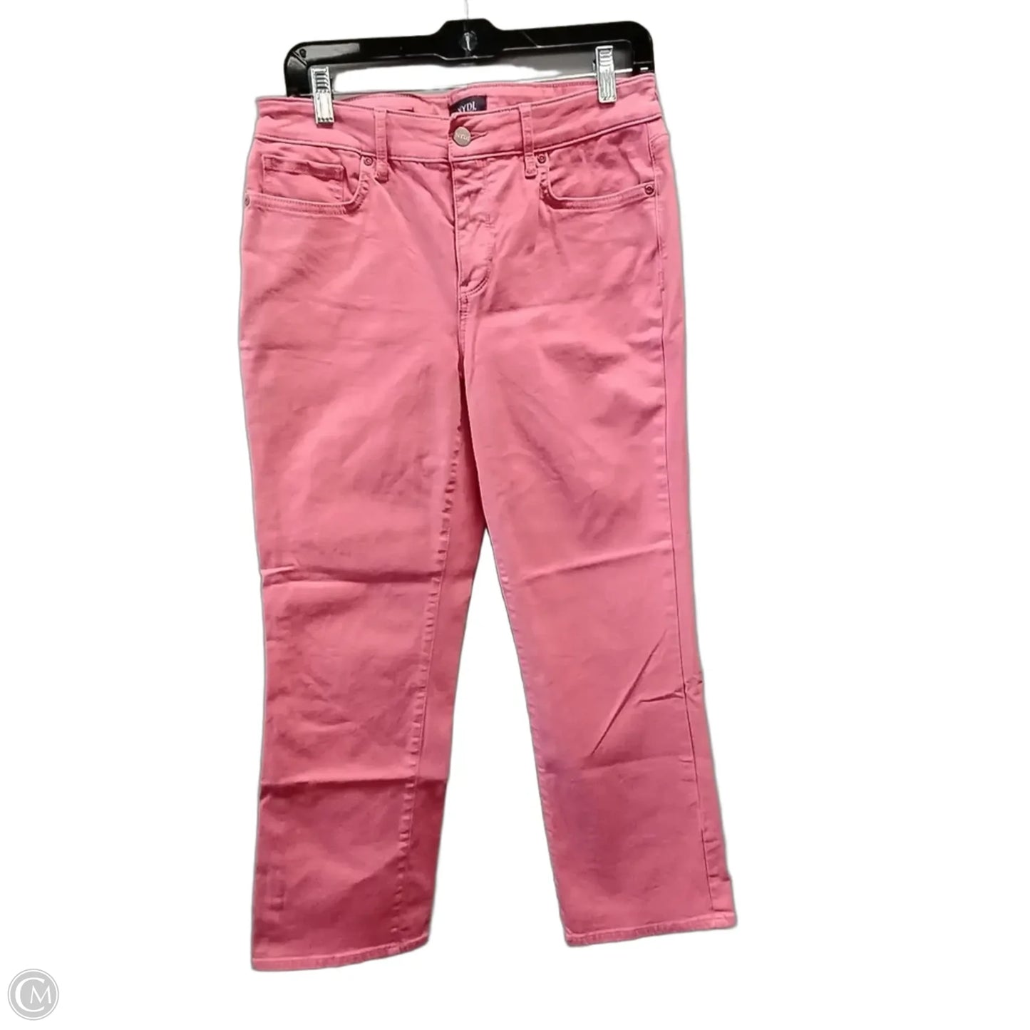 Jeans Straight By Not Your Daughters Jeans In Pink Denim, Size: 8