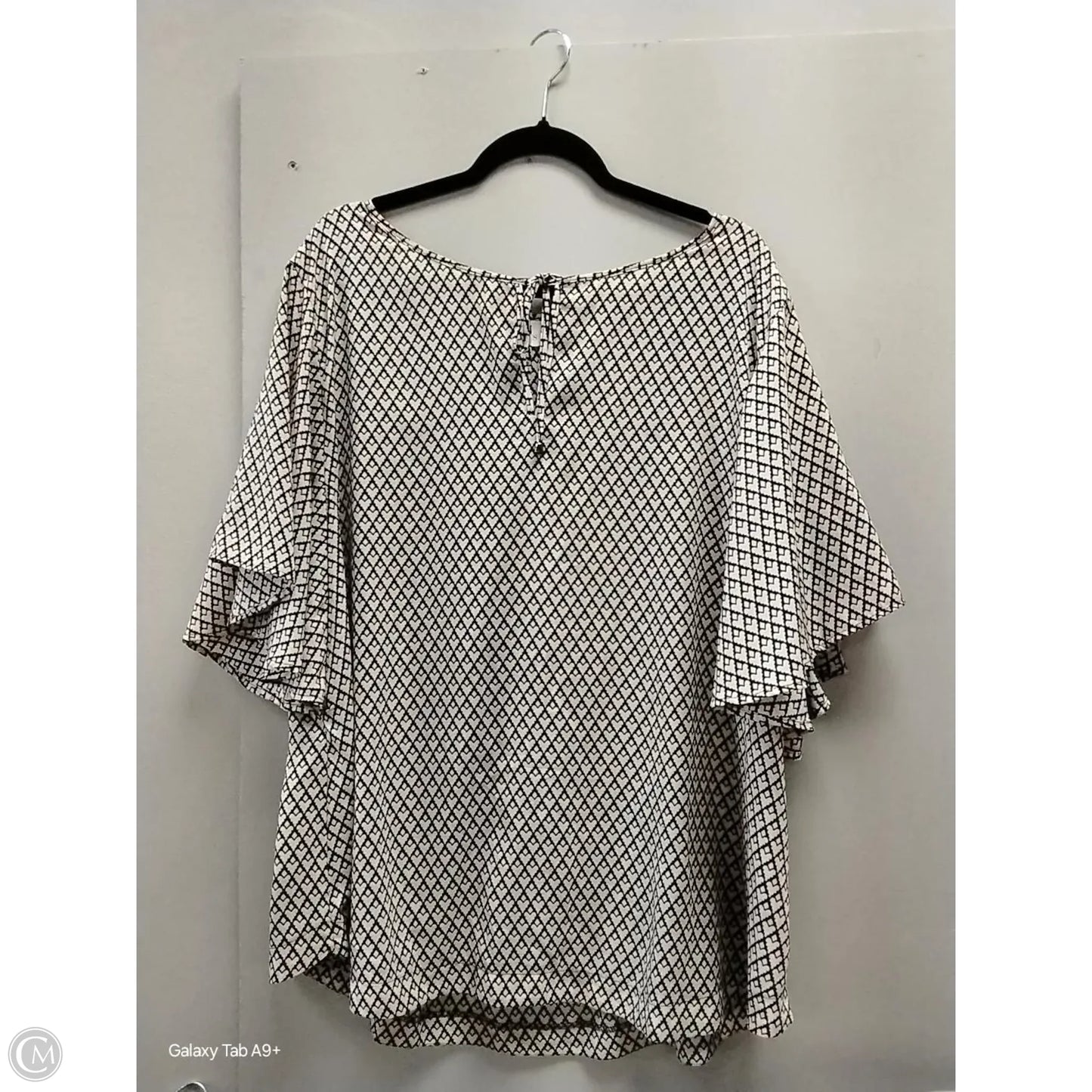 Top Short Sleeve By Stylus In Multi-colored, Size: 3x