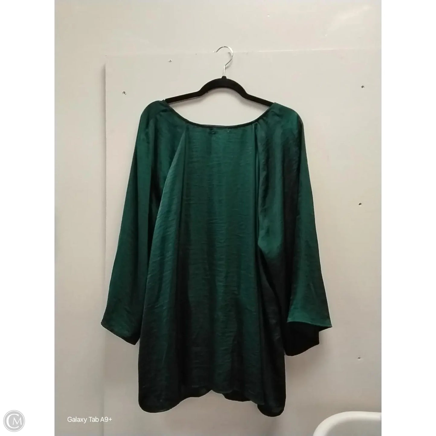 Top Long Sleeve By Clothes Mentor In Green, Size: 3x
