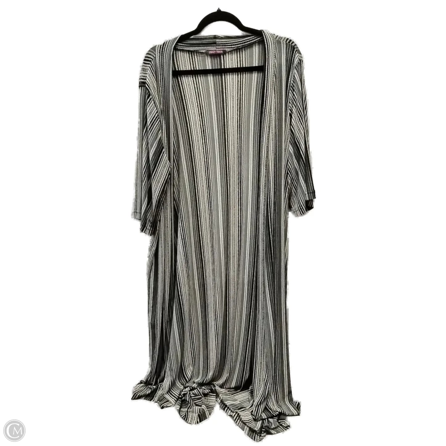 Kimono By Crazy Train In Striped Pattern, Size: Onesize