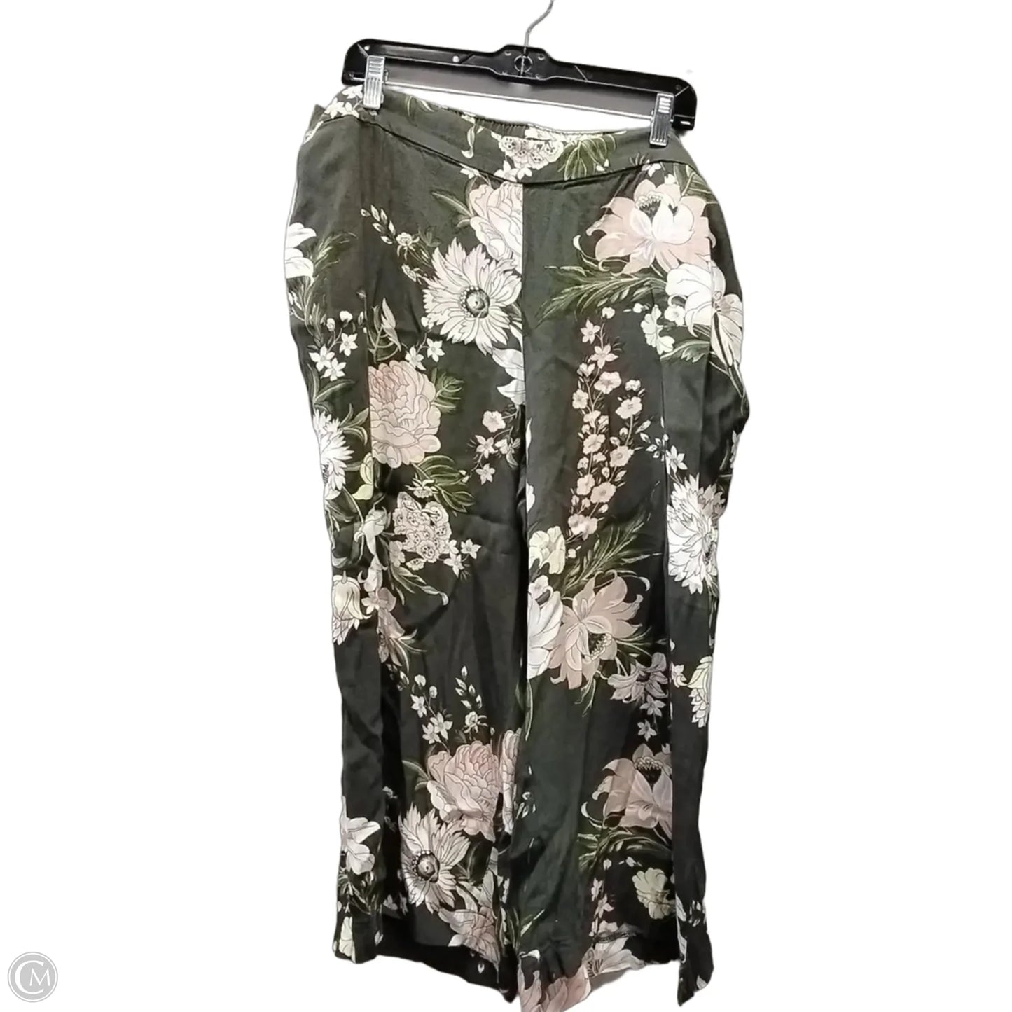 Pants Cropped By Loft In Green, Size: 20