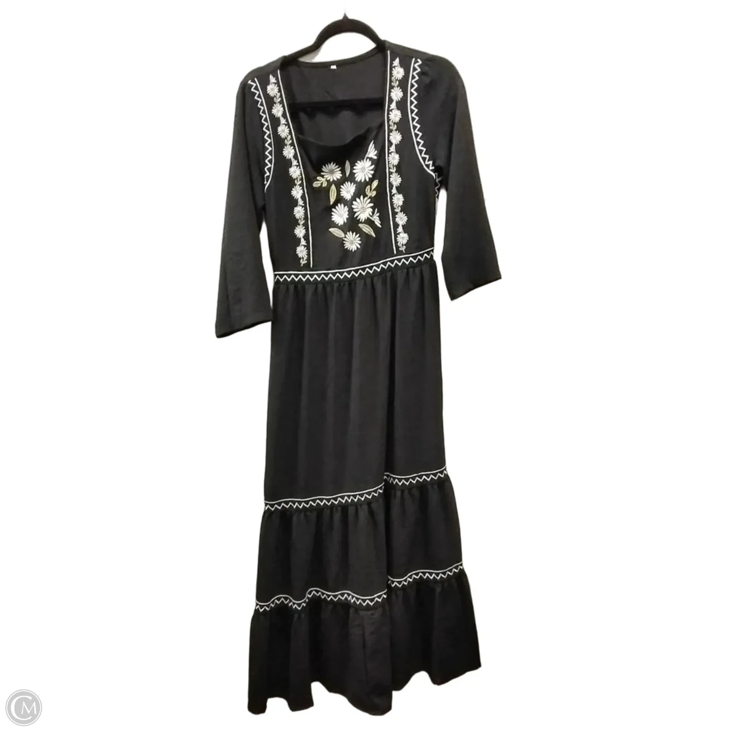 Dress Casual Maxi By Clothes Mentor In Black, Size: 8