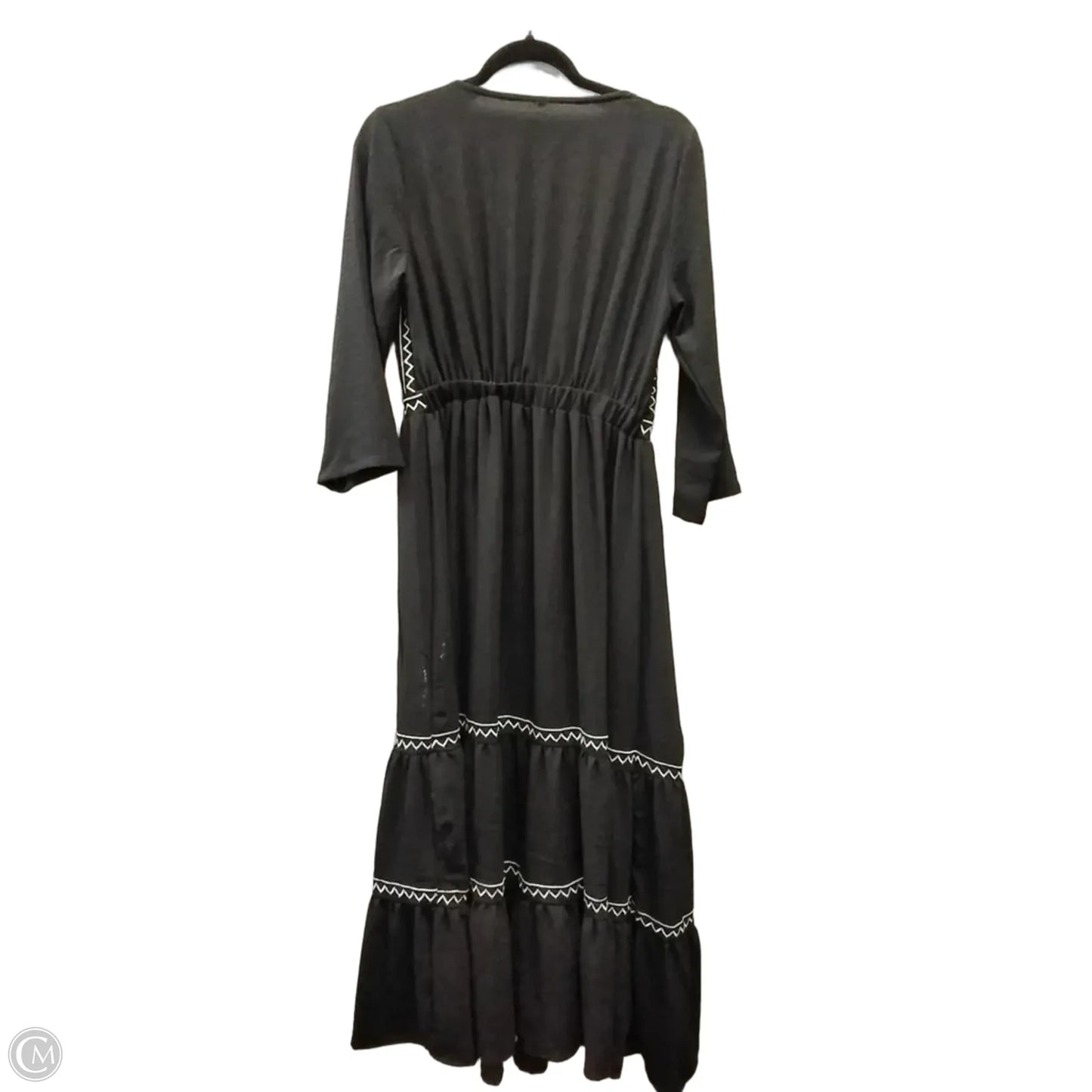 Dress Casual Maxi By Clothes Mentor In Black, Size: 8