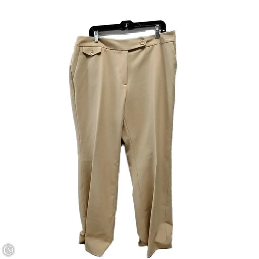 Pants Dress By Ruby Rd In Tan, Size: 18