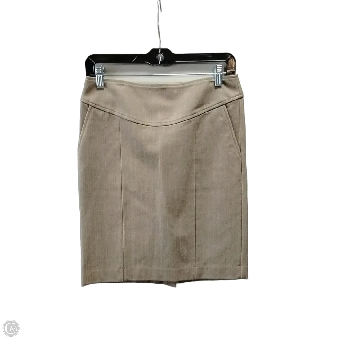 Skirt Midi By Banana Republic In Beige, Size: 4