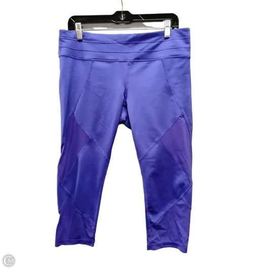 Athletic Leggings By Athleta In Blue, Size: L
