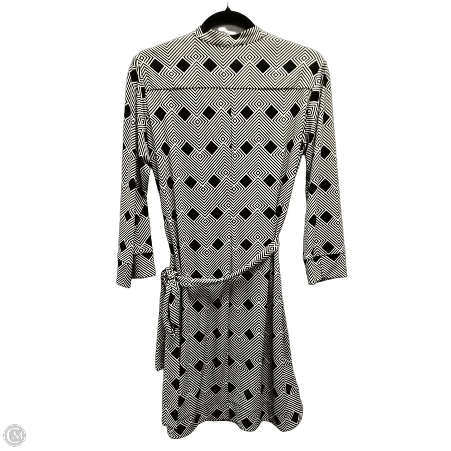 Dress Casual Midi By Donna Morgan In Geometric Pattern, Size: 8