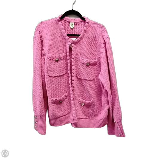 Blazer By Ivy Jane In Pink, Size: Xl