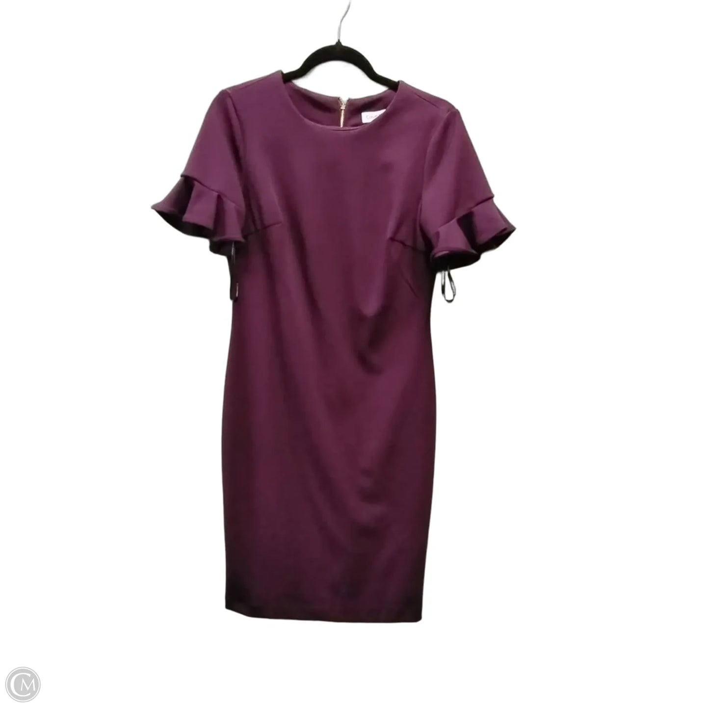 Dress Work By Calvin Klein In Purple, Size: 6