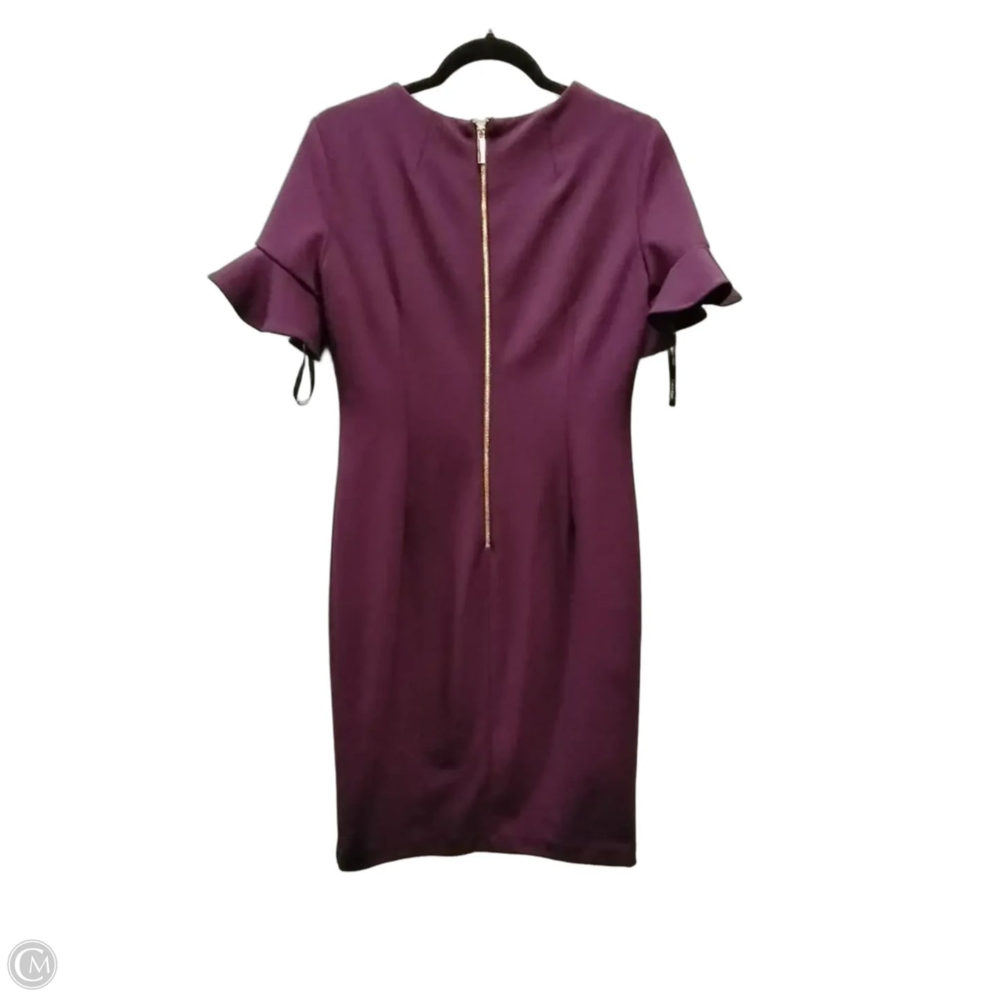 Dress Work By Calvin Klein In Purple, Size: 6